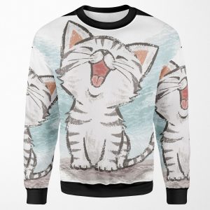 American Shorthair Happy All-over-print Unisex Sweatshirt