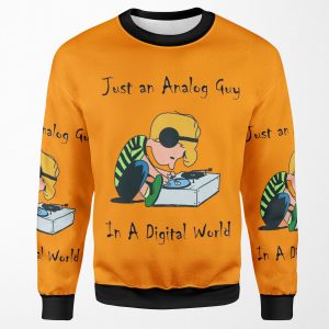 An Analog Guy In A Digital World All-over-print Unisex Sweatshirt