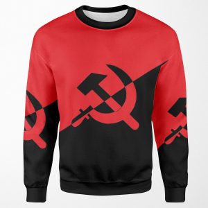 Anarcho Communism Flag All-over-print Unisex Sweatshirt