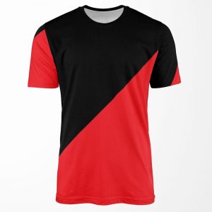 Anarcho Communist Black And Red All-over-print T-shirt
