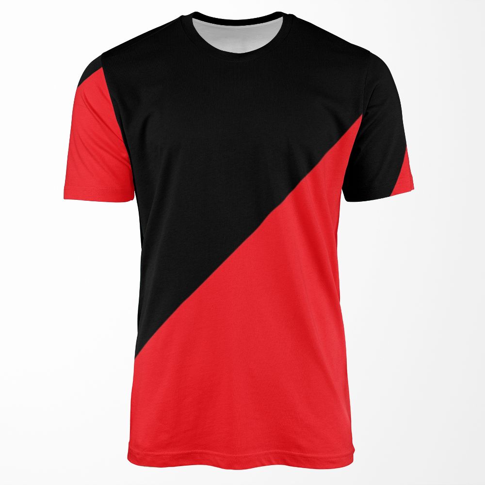 Anarcho Communist Black And Red All-over-print T-shirt