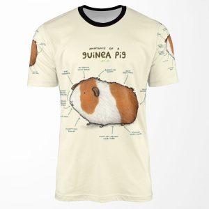 Anatomy Of A Guinea Pig All-over-print T-shirt