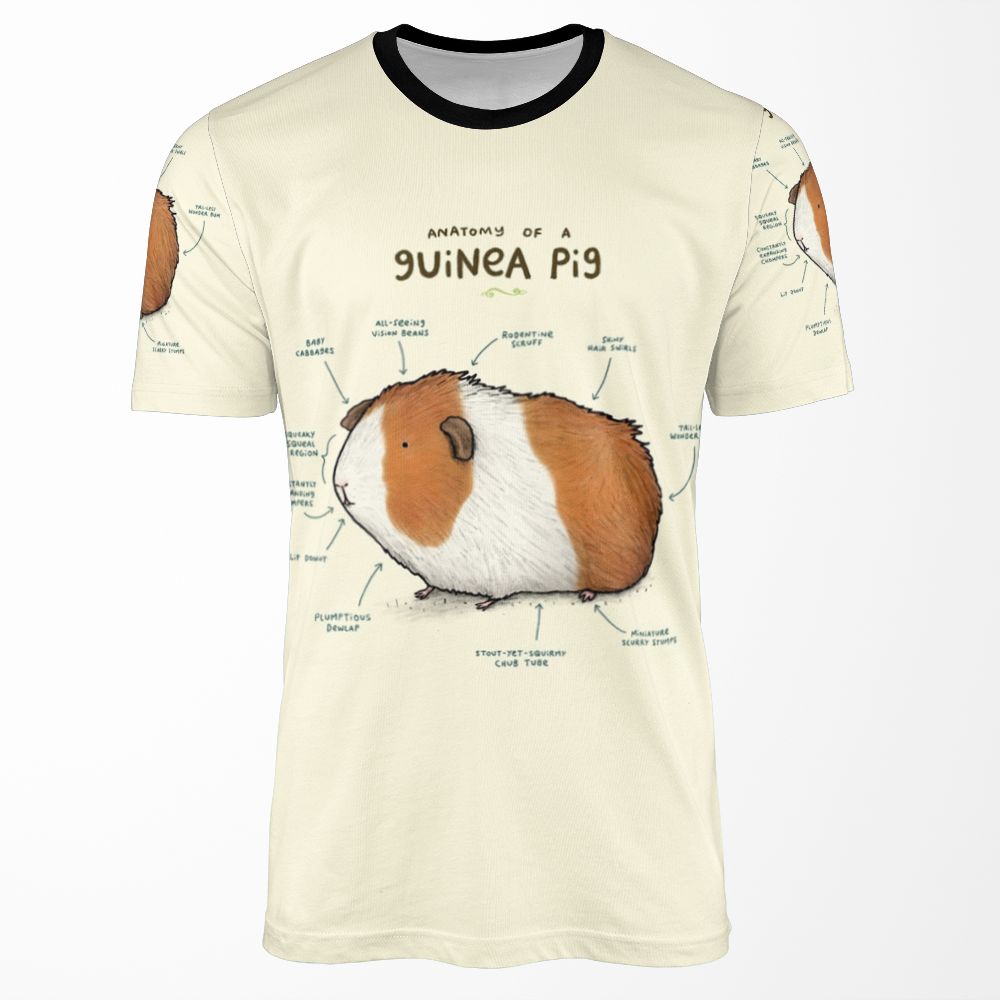 Anatomy Of A Guinea Pig All-over-print T-shirt