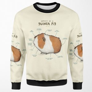 Anatomy Of A Guinea Pig All-over-print Unisex Sweatshirt
