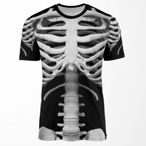 Anatomy White Bones Skeleton All-over-print T-shirt