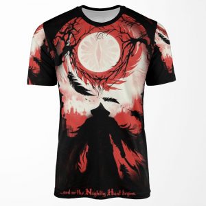 And So The Nightly Hunt Begins All-over-print T-shirt