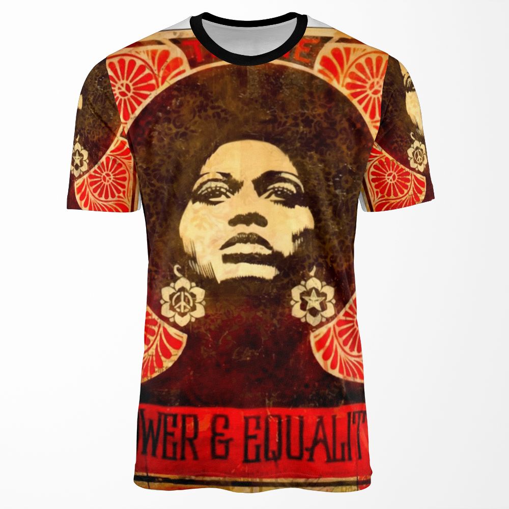 Angela Davis Poster 1971 All-over-print T-shirt