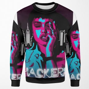 Angelina Jolie Hackers All-over-print Unisex Sweatshirt
