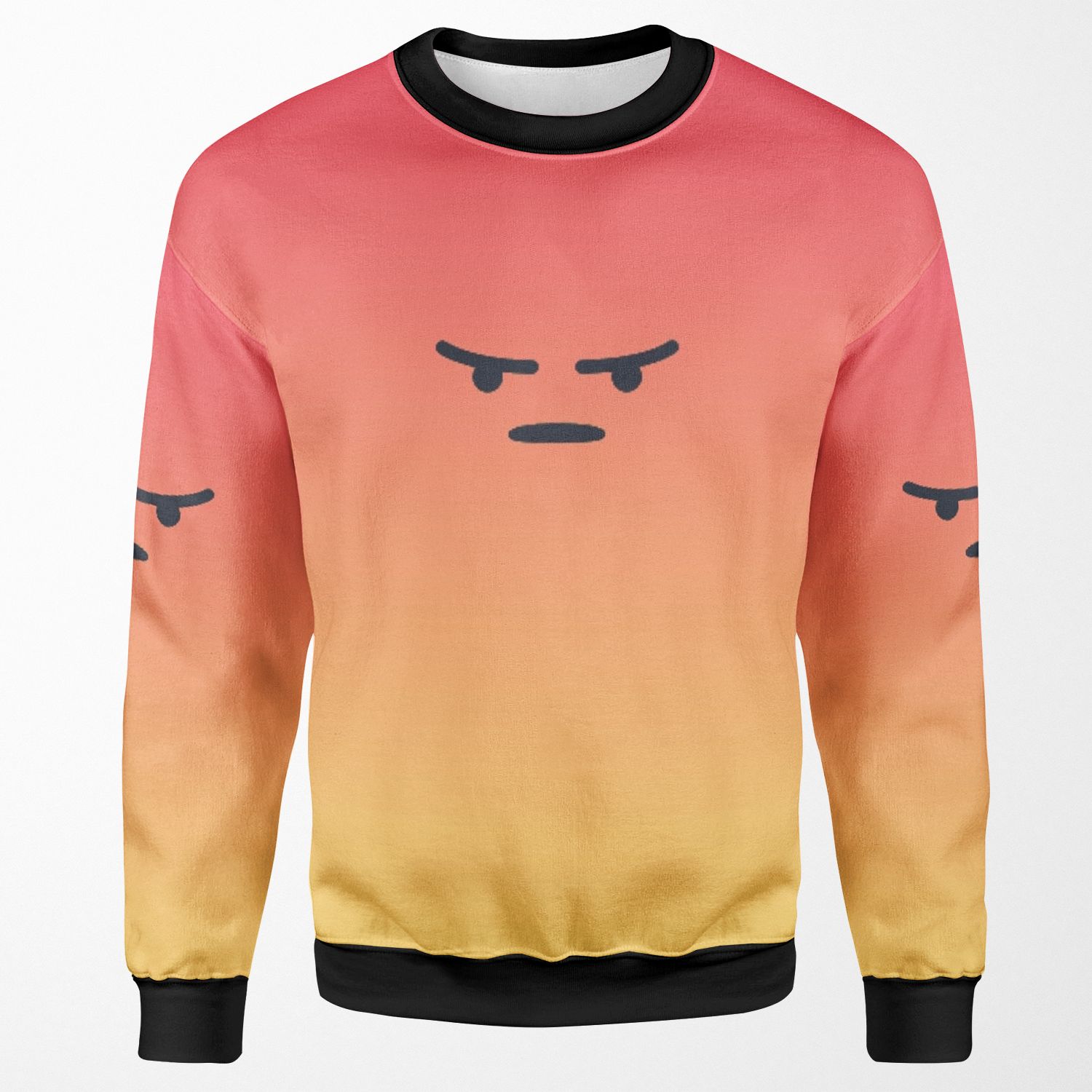 Angry React All-over-print Unisex Sweatshirt