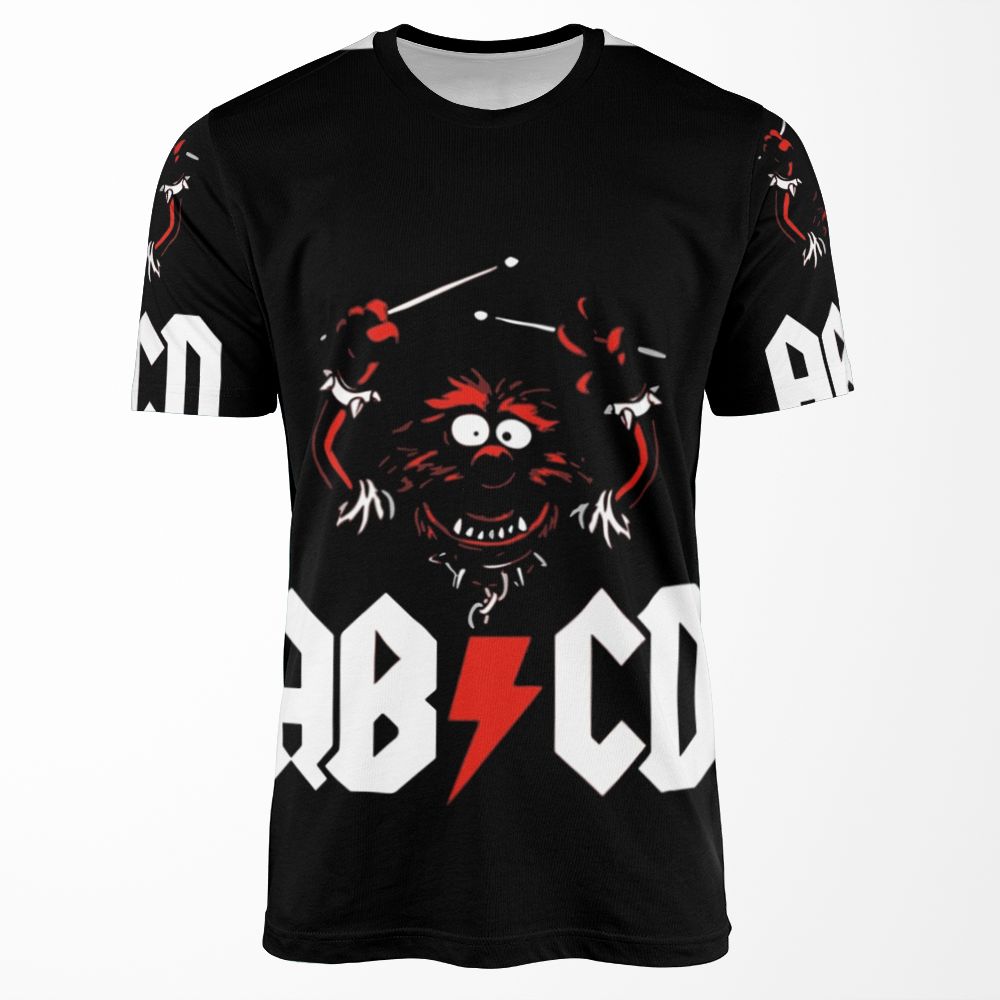 Animal Drummer Acdc All-over-print T-shirt
