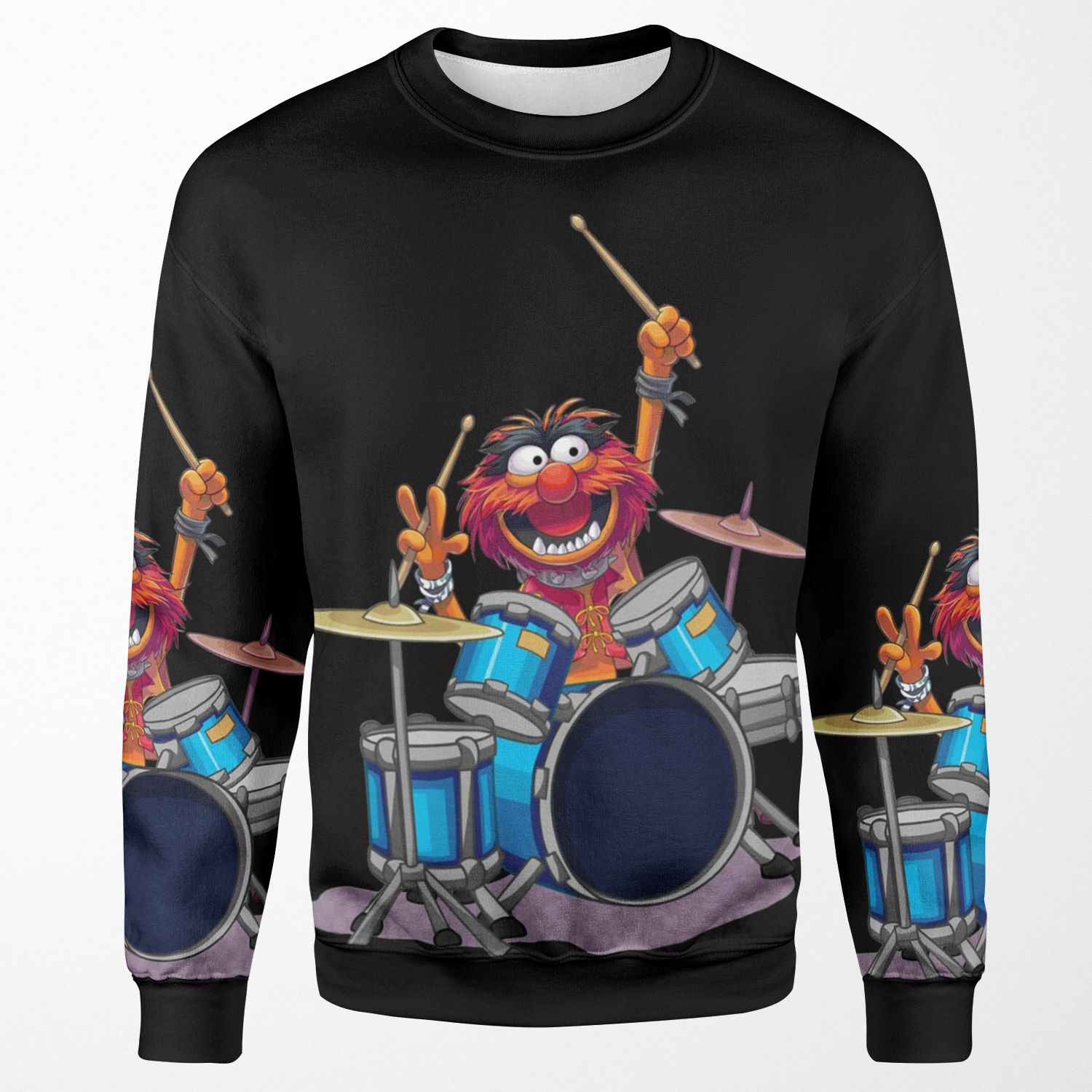 Animal Drummer The Muppets Show All-over-print Unisex Sweatshirt
