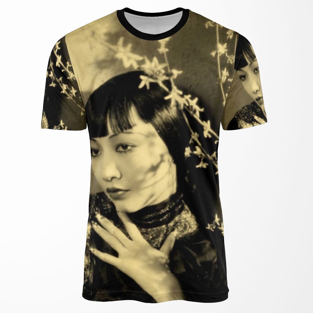 Anna May Wong In Gold All-over-print T-shirt