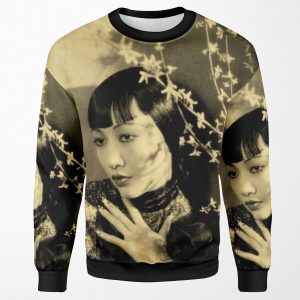Anna May Wong In Gold All-over-print Unisex Sweatshirt