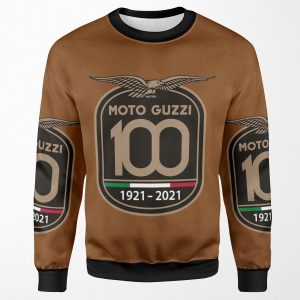 Anniversary 100Th Moto Guzzi Yeahh All-over-print Unisex Sweatshirt
