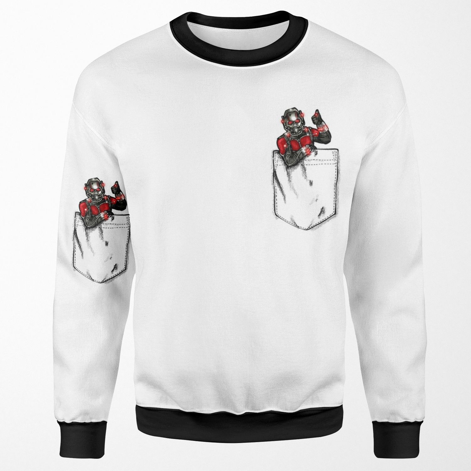 Ant Man In Pocket All-over-print Unisex Sweatshirt