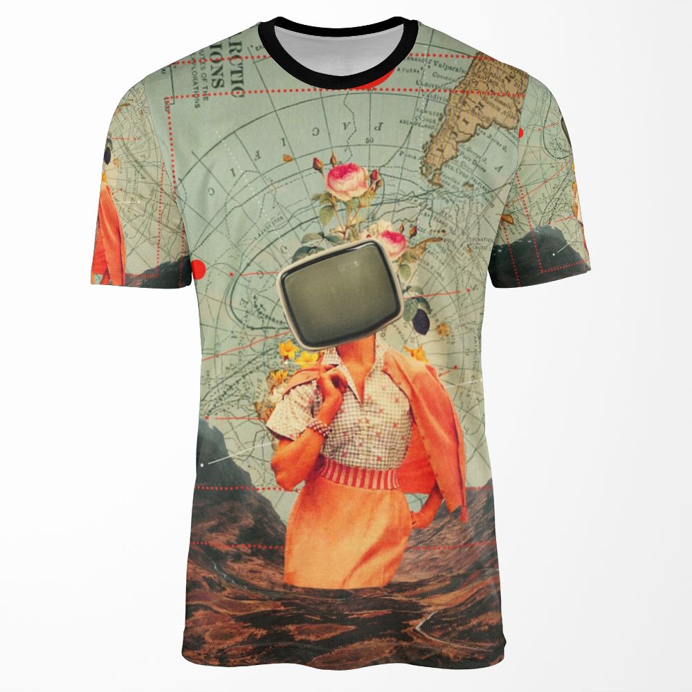 Antarctic Broadcast All-over-print T-shirt