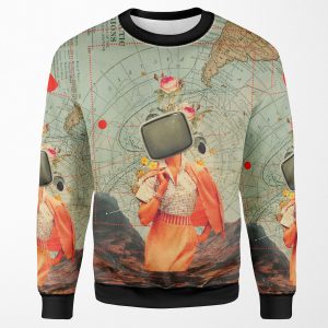 Antarctic Broadcast All-over-print Unisex Sweatshirt