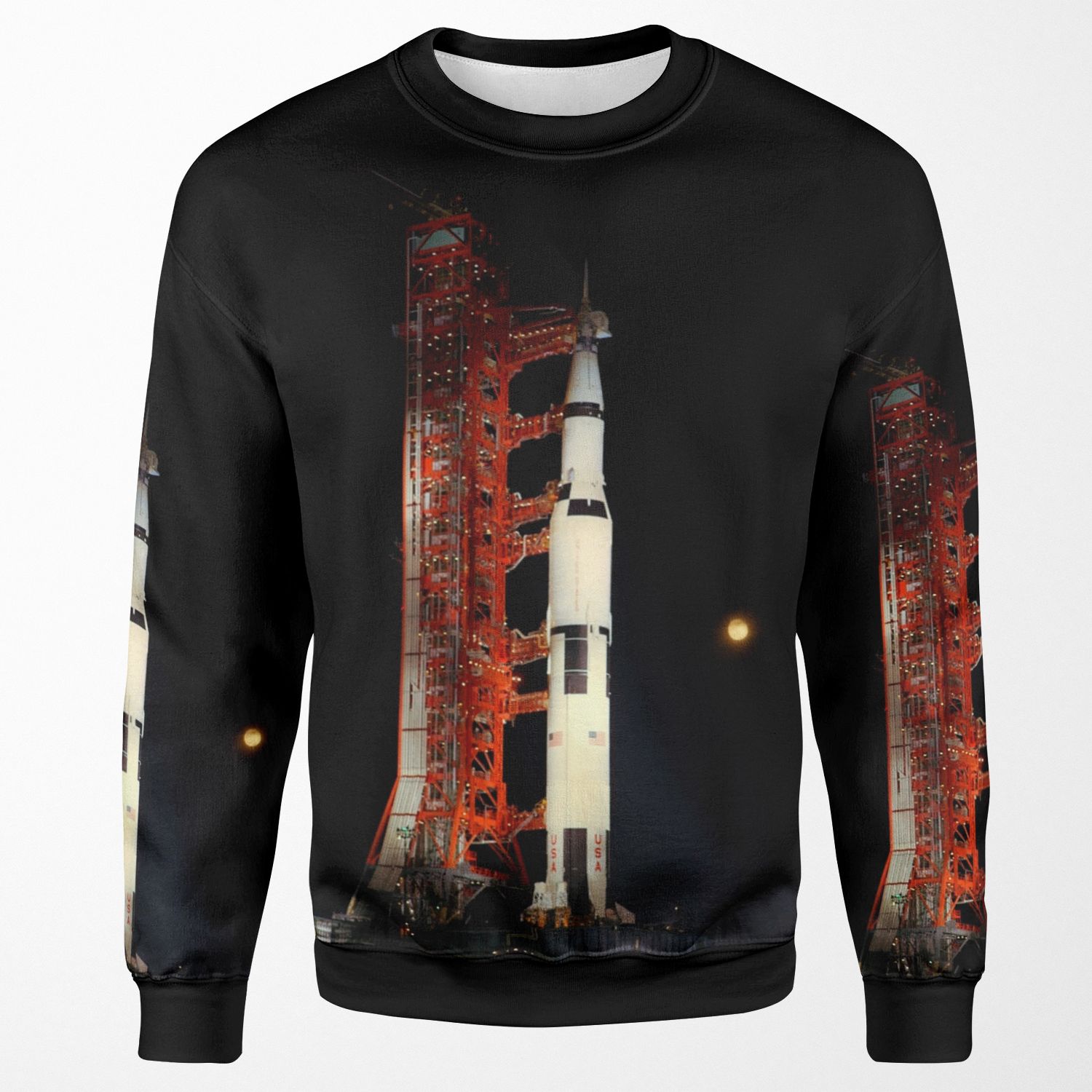 Apollo Xii Countdown Demonstration Test All-over-print Unisex Sweatshirt