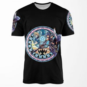 Aqua S Heart Kingdom Hearts All-over-print T-shirt