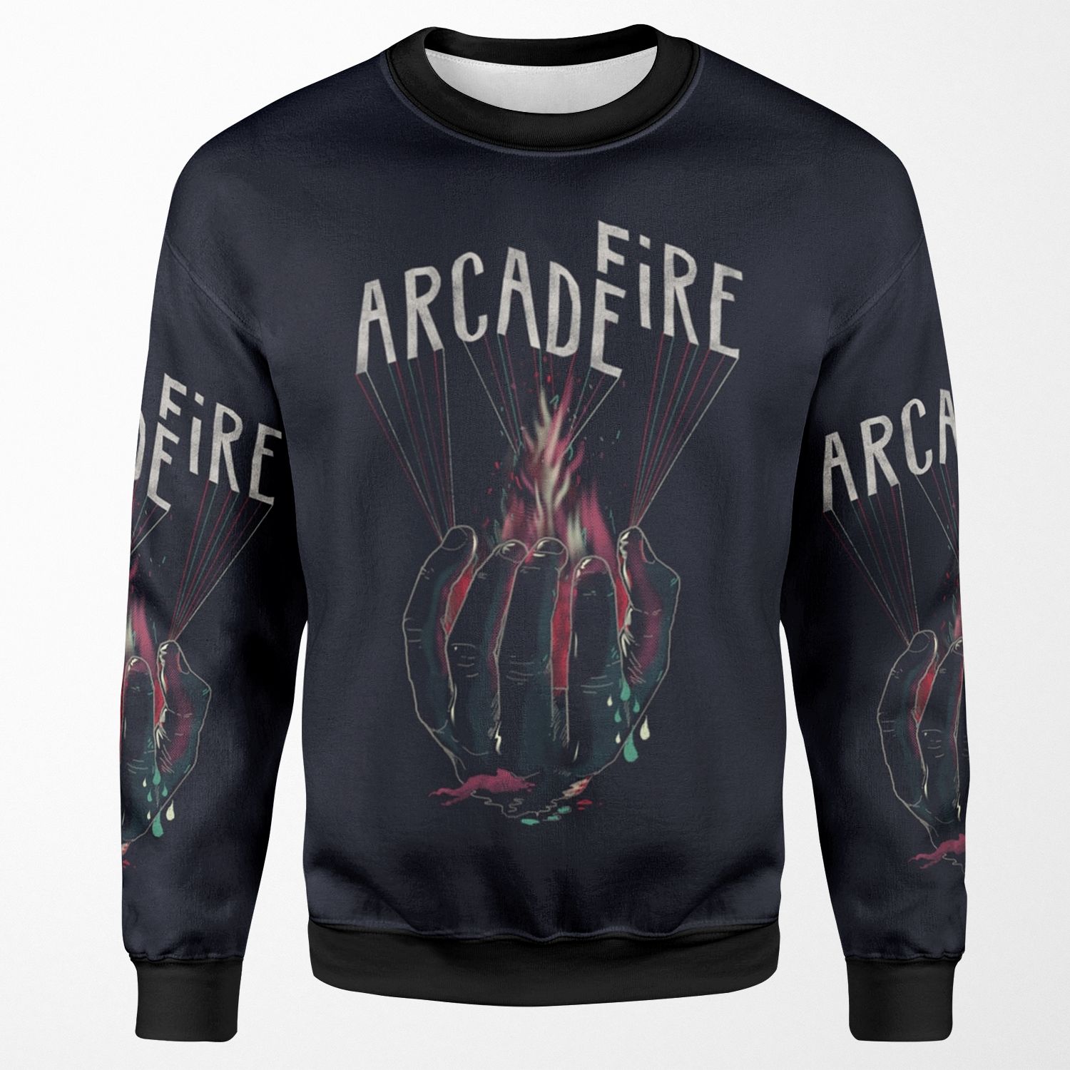 Arcade Fire Hand All-over-print Unisex Sweatshirt