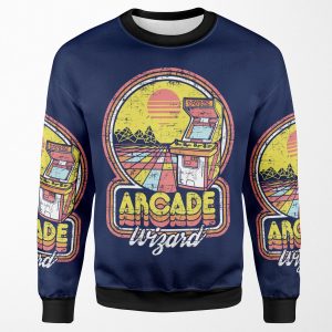 Arcade Wizard All-over-print Unisex Sweatshirt