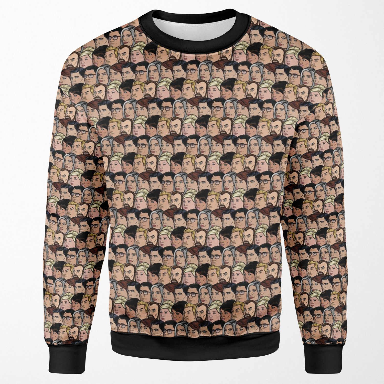Archer Characters All-over-print Unisex Sweatshirt
