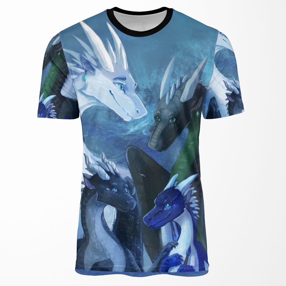 Arctic Foeslayer Whiteout Darkstalker Family Wings Of Fire All-over-print T-shirt