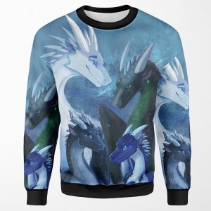 Arctic Foeslayer Whiteout Darkstalker Family Wings Of Fire All-over-print Unisex Sweatshirt