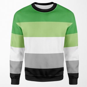 Aromantic Pride Flag Shirt All-over-print Unisex Sweatshirt