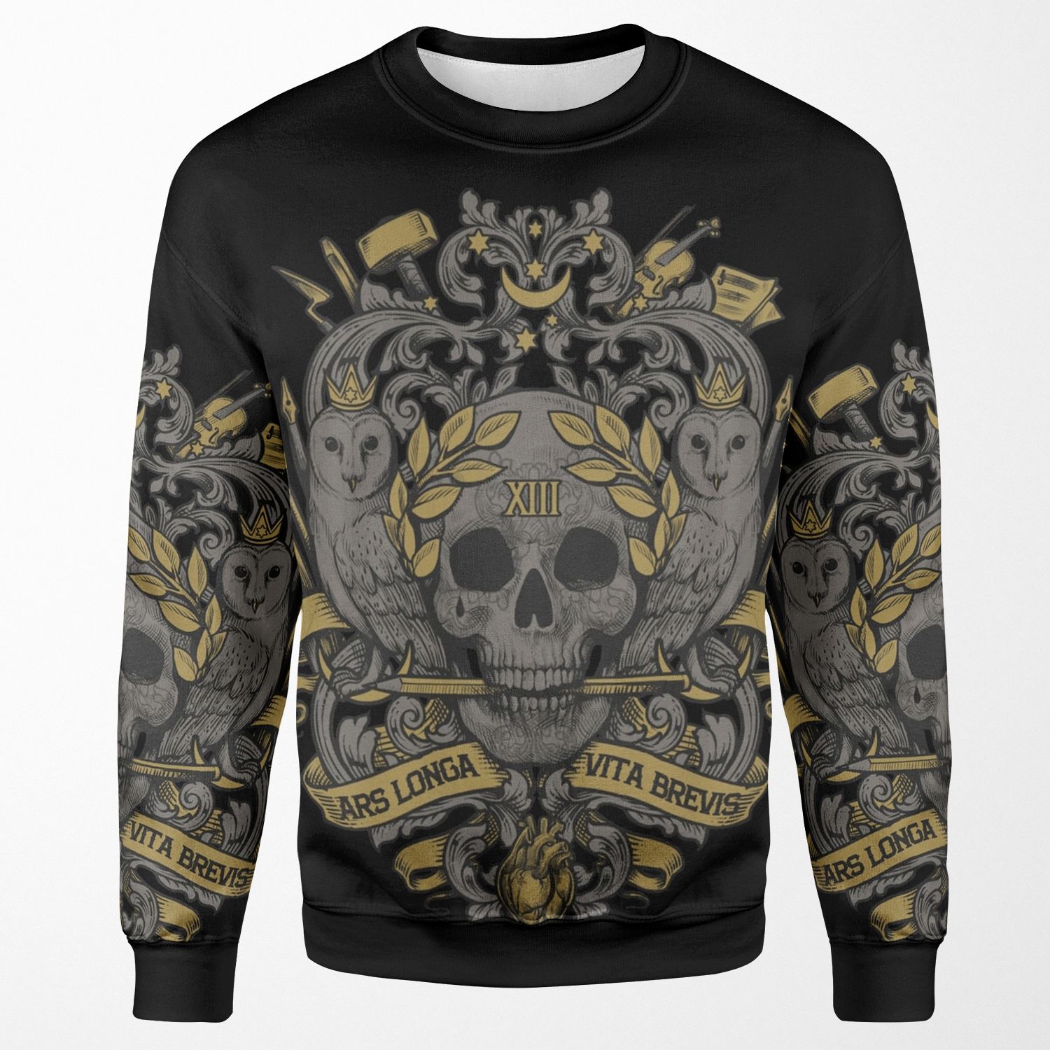 Ars Longa Vita Brevis All-over-print Unisex Sweatshirt
