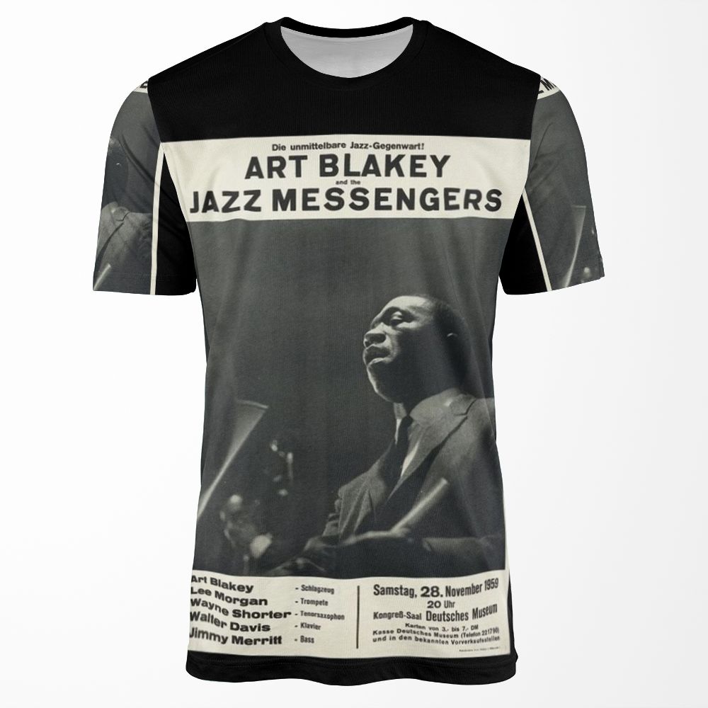 Art Blakey And The Jazz Messengers All-over-print T-shirt