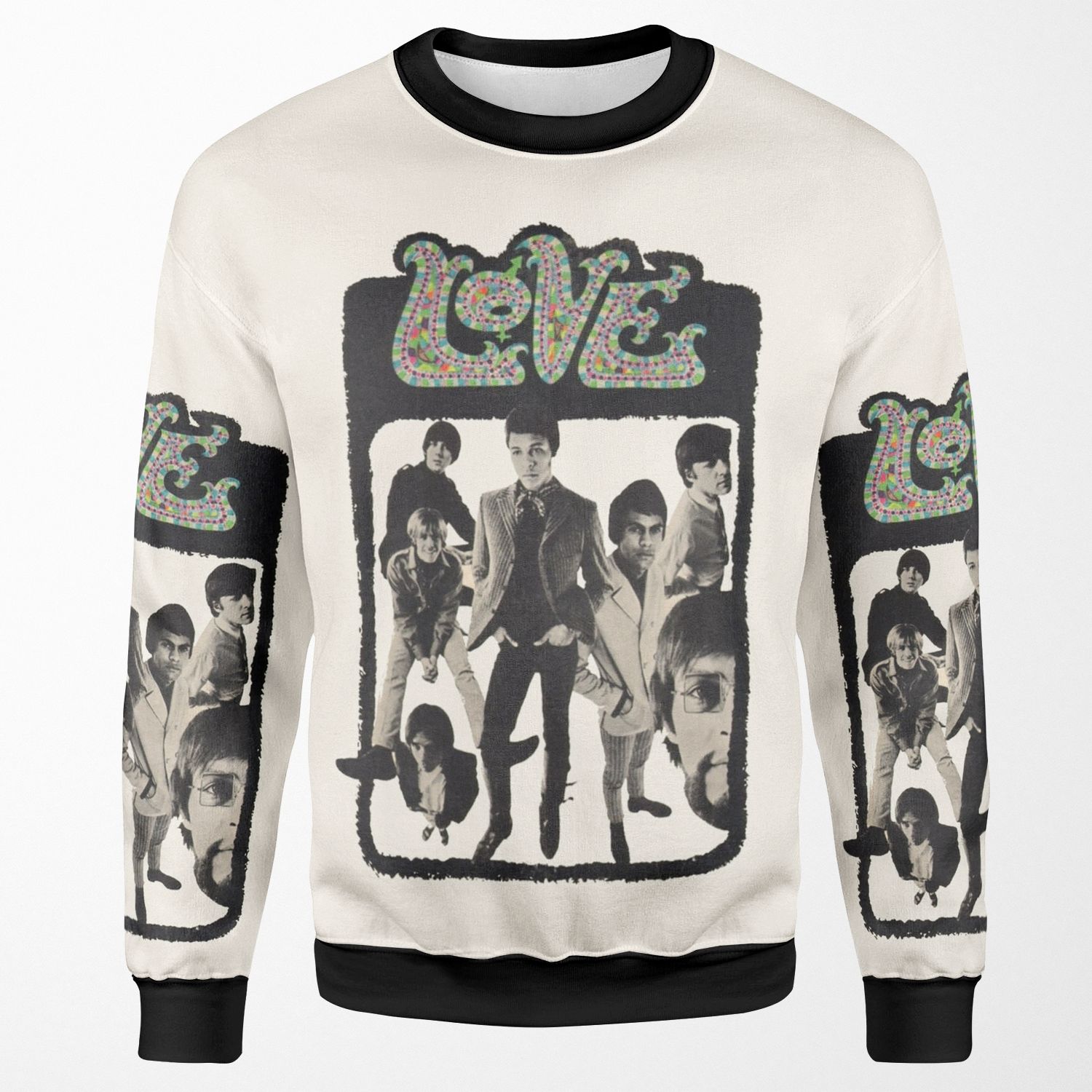 Arthur Lee And Love All-over-print Unisex Sweatshirt