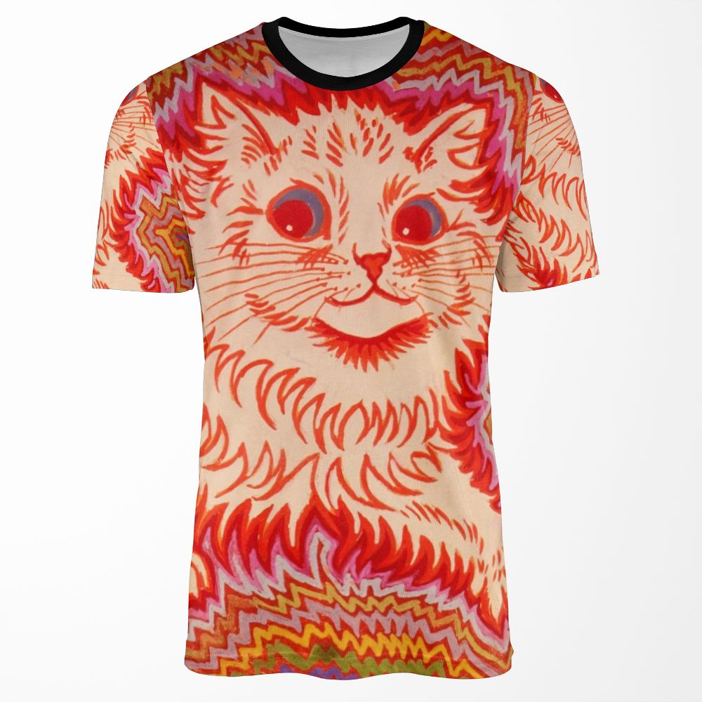 Artwork By Louis Wain All-over-print T-shirt
