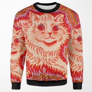 Artwork By Louis Wain All-over-print Unisex Sweatshirt