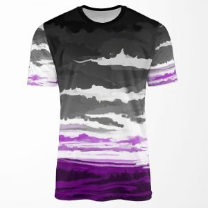 Asexual Art Flag All-over-print T-shirt