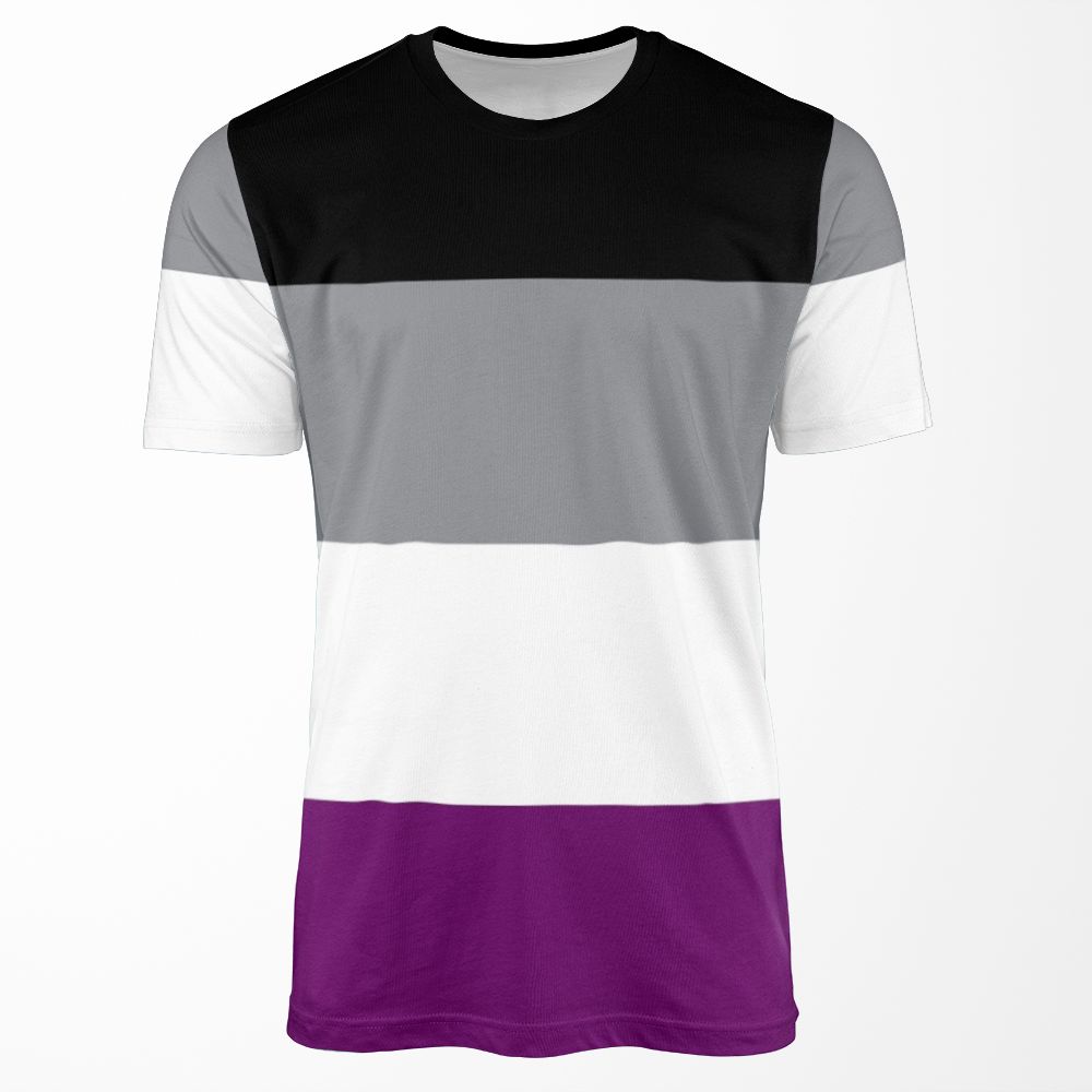 Asexual Pride Flag All-over-print T-shirt