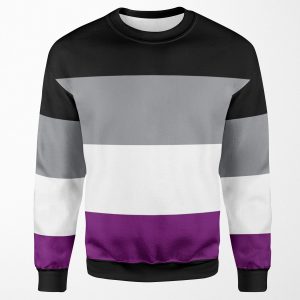 Asexual Pride Flag All-over-print Unisex Sweatshirt