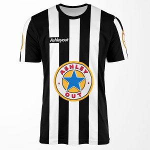 Ashleyout Newcastle Kit Yellowcircle All-over-print T-shirt