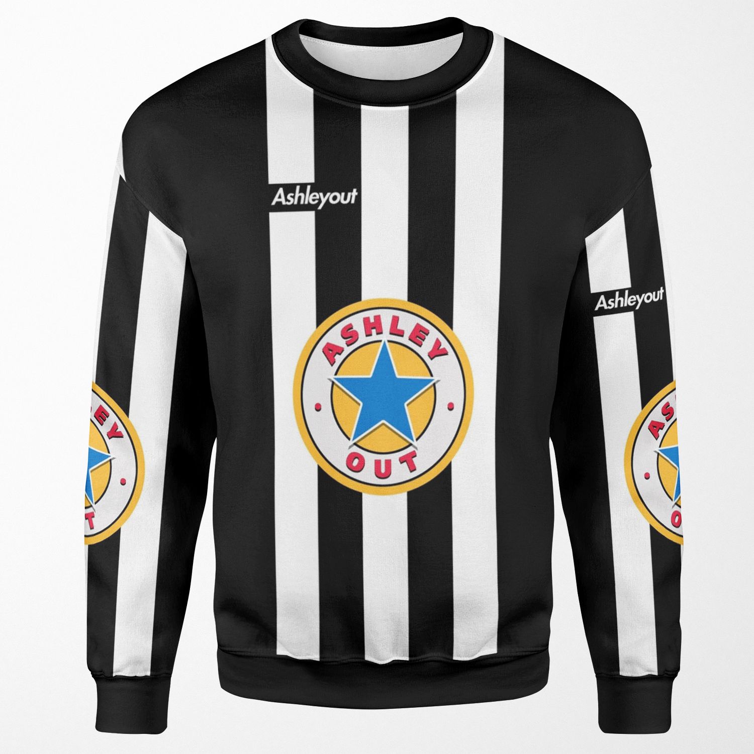 Ashleyout Newcastle Kit Yellowcircle All-over-print Unisex Sweatshirt