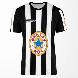 Ashleyout Newcastle Kit Yellowoval All-over-print T-shirt