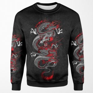 Asian Dragon All-over-print Unisex Sweatshirt