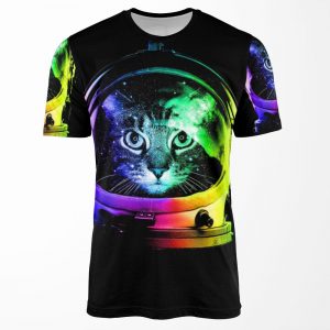 Astronaut Cat All-over-print T-shirt