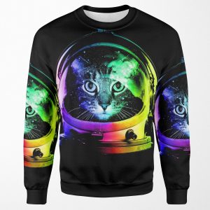 Astronaut Cat All-over-print Unisex Sweatshirt