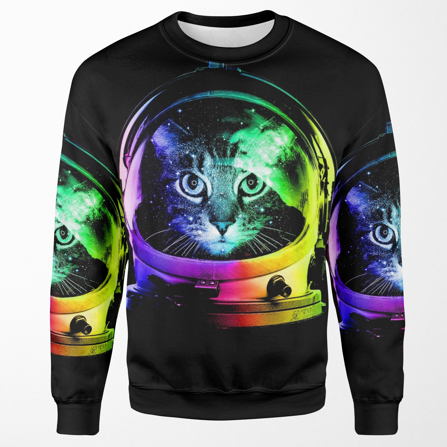 Astronaut Cat All-over-print Unisex Sweatshirt