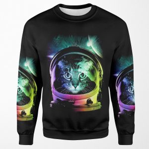 Astronaut Cat V Ii All-over-print Unisex Sweatshirt