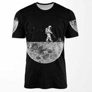 Astronaut Mowing The Moon All-over-print T-shirt