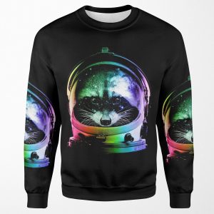 Astronaut Raccoon All-over-print Unisex Sweatshirt