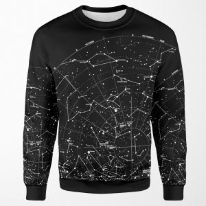 Astronomy Constellations Stars Galaxy Universe Cosmos All-over-print Unisex Sweatshirt