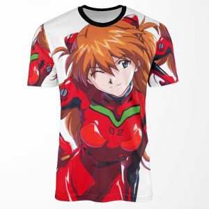 Asuka Neon Genesis Evangelion Poster Case More All-over-print T-shirt