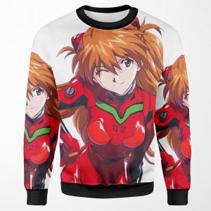 Asuka Neon Genesis Evangelion Poster Case More All-over-print Unisex Sweatshirt